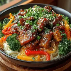 Sweet & Savory Sticky Teriyaki Chicken Noodle Bowls