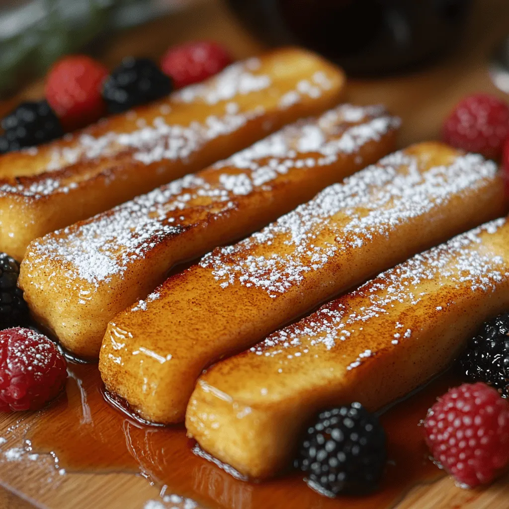 When it comes to breakfast or brunch, few dishes capture the heart quite like Golden Baked French Toast Sticks. These delightful treats are more than just a meal; they are a culinary experience that tantalizes the taste buds with a perfect balance of textures. The crispy exterior gives way to a soft, custardy center, making them an ideal choice for both adults and children alike. Whether you’re hosting a family gathering or enjoying a leisurely weekend morning, Golden Baked French Toast Sticks are versatile enough to fit any occasion.