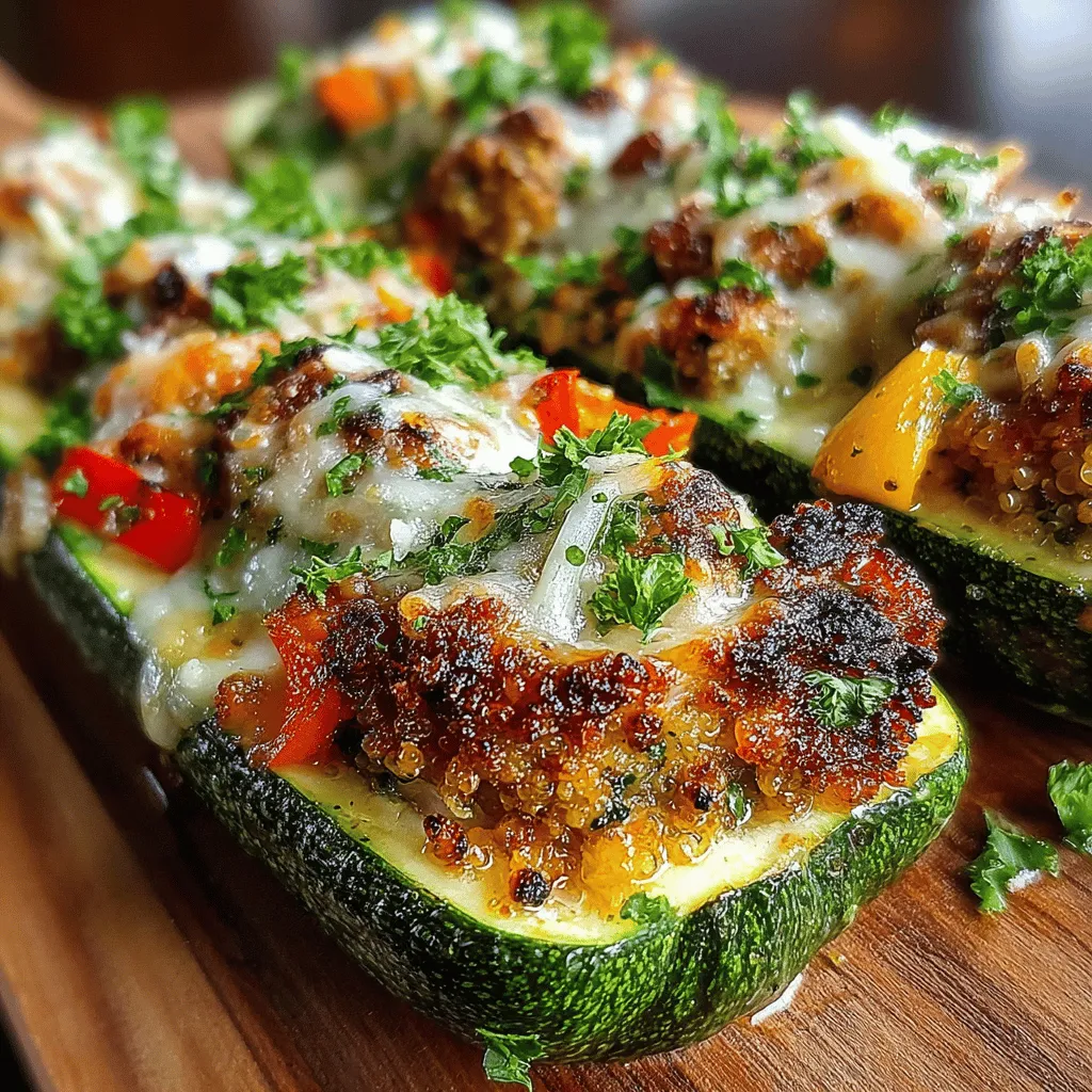 In recent years, zucchini has emerged as a favored vegetable in kitchens across the globe, celebrated for its versatility and nutritional benefits. This unassuming squash is not only low in calories but also brimming with vitamins and minerals, making it an ideal choice for health-conscious individuals. Among the myriad of ways to prepare zucchini, one standout dish that has captured the hearts (and stomachs) of food enthusiasts is Stuffed and Sizzling Zucchini Boats. This delightful recipe transforms fresh zucchini into a canvas for savory fillings, offering a perfect balance of taste and nutrition.