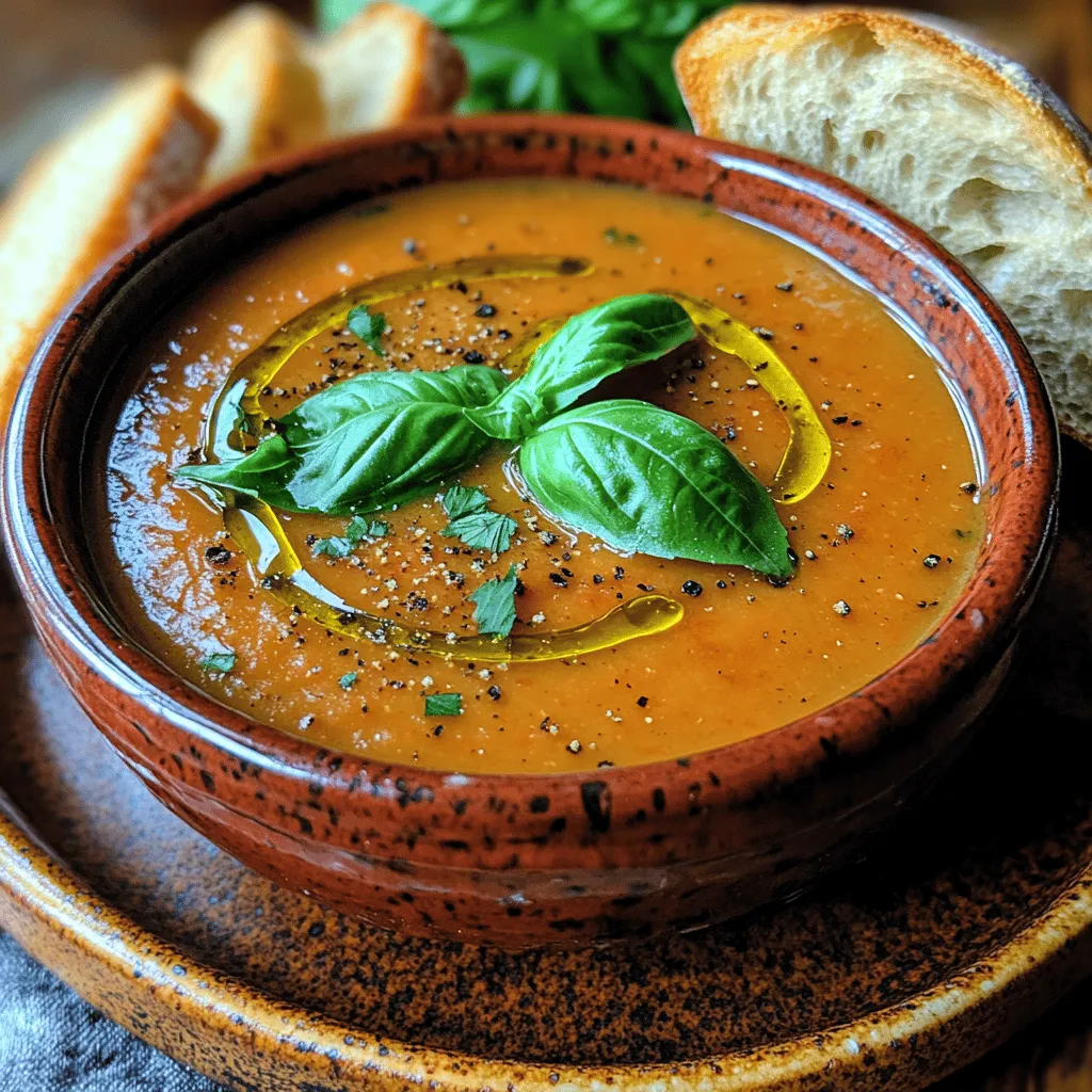 When the temperature begins to drop and the days grow shorter, there's nothing quite as satisfying as a warm bowl of soup. Among the myriad of soup options, Creamy Roasted Tomato Bliss stands out as a quintessential comfort food that brings together the essence of fresh ingredients and rich flavors. This delightful soup, characterized by its velvety texture and robust taste, serves not only as a nourishing dish but also as a cozy embrace on chilly evenings.