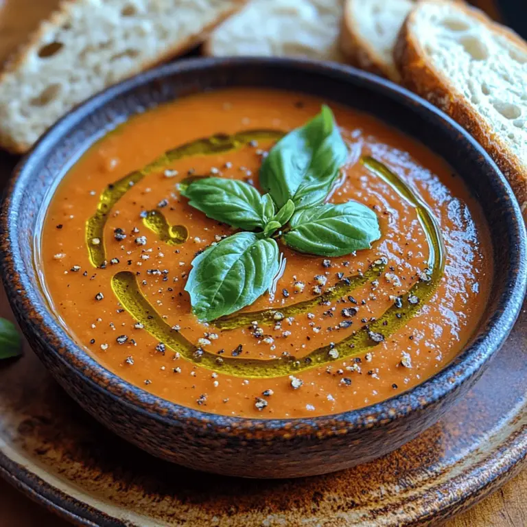 When the temperature begins to drop and the days grow shorter, there's nothing quite as satisfying as a warm bowl of soup. Among the myriad of soup options, Creamy Roasted Tomato Bliss stands out as a quintessential comfort food that brings together the essence of fresh ingredients and rich flavors. This delightful soup, characterized by its velvety texture and robust taste, serves not only as a nourishing dish but also as a cozy embrace on chilly evenings.