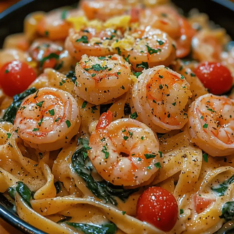 When it comes to creating a dish that encapsulates the essence of comfort food while still feeling elegant, Luscious Creamy Shrimp Fettuccine stands out as a prime choice. This delightful recipe is not only perfect for weeknight dinners but also elevates special occasions, leaving a lasting impression on both family and guests. The combination of succulent shrimp, a rich and creamy sauce, and vibrant fresh vegetables makes it an irresistible option for seafood lovers and pasta enthusiasts alike.