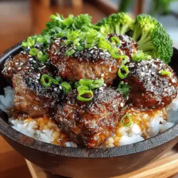 In the world of quick and satisfying meals, the Spicy Honey Garlic Meatball Bowl stands out as a delightful fusion of sweet and spicy flavors. This dish not only tantalizes the taste buds but also offers a wholesome option that can cater to families and busy meal preppers alike. Imagine sinking your fork into perfectly cooked meatballs coated in a rich, sticky sauce that marries the sweetness of honey with the heat of Sriracha. With its vibrant colors and robust flavors, this meatball bowl is sure to become a staple in your culinary repertoire.