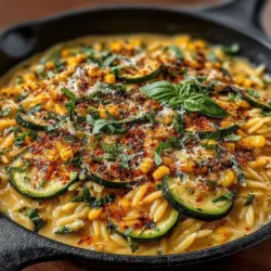 One-Pan Creamy Corn & Zucchini Orzo: A Delightful Comfort Food