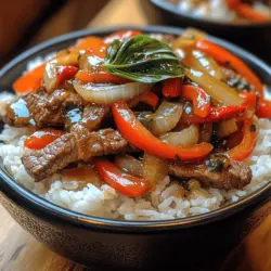 Basil-Infused Thai Flavors: Beef Stir Fry