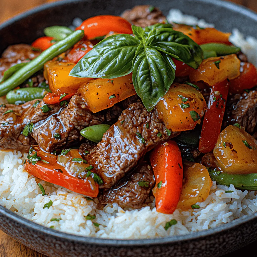 Thai cuisine is celebrated for its vibrant flavors and aromatic ingredients, and few dishes embody this culinary spirit as perfectly as Sizzling Thai Basil Beef Stir-Fry. This dish is a harmonious blend of tender beef, fresh basil, and a medley of spices that tantalize the taste buds. As a beloved staple in Thai households and restaurants alike, it not only serves as a delicious meal but also carries the essence of Thai culture and culinary traditions.