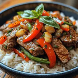 Sizzling Thai Basil Beef Stir-Fry: A Flavorful Journey to Thailand