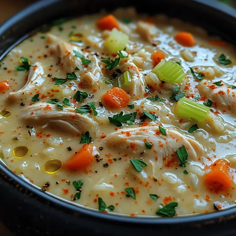 When the chill of winter settles in or a rainy day calls for something warm and soothing, few dishes can compete with the cozy embrace of a hearty soup. Among the myriad of comforting recipes, Creamy Dreamy Chicken and Rice Soup stands out as a beloved classic that combines rich flavors, wholesome ingredients, and a creamy texture that warms the soul. This dish is not just a meal; it’s a nostalgic experience, evoking memories of family gatherings and cozy nights spent around the dinner table.