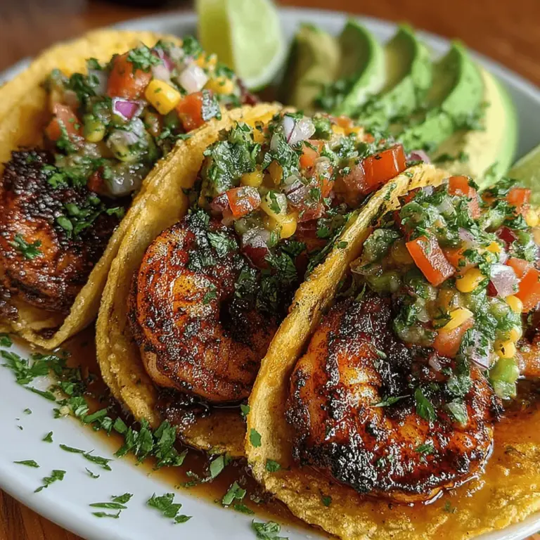 In the realm of quick and delicious meals, few dishes can rival the appeal of tacos, especially when they are packed with zesty flavors and fresh ingredients. Tacos have long been a culinary favorite, celebrated for their versatility and ability to cater to a variety of taste preferences. Among the myriad of taco recipes, Zesty Grilled Shrimp & Corn Tacos stand out for their vibrant taste and ease of preparation. This dish is not only simple to make but offers a delightful blend of savory and fresh elements that are sure to tantalize your taste buds.