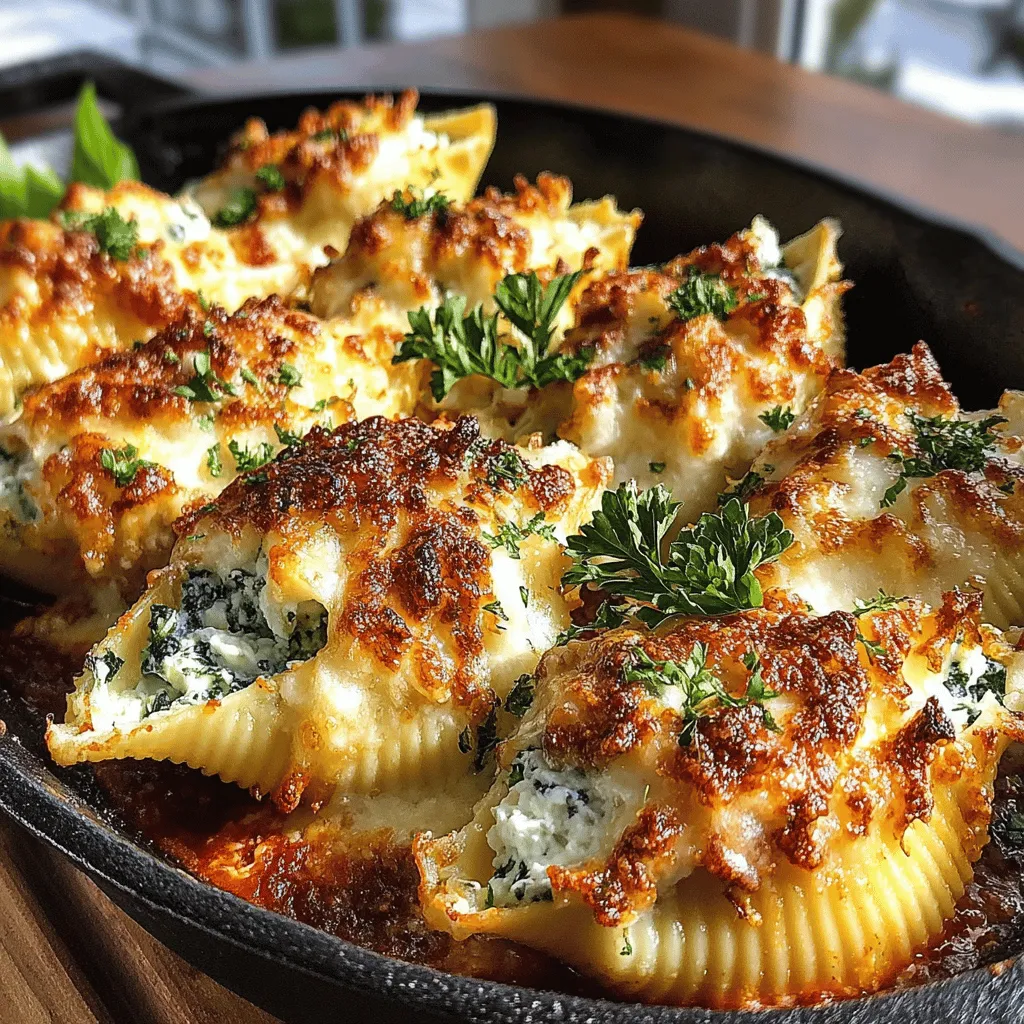 Delve into the delightful world of comfort food with our Spinach & Ricotta Dream Shells. This recipe beautifully combines the creamy richness of ricotta and cream cheese with the earthy flavor of fresh spinach, all encased in tender jumbo pasta shells. Perfect for family dinners or special occasions, this dish not only satisfies the taste buds but also provides a healthy dose of greens. In this article, we will explore the origins of this dish, the health benefits of its key ingredients, and a step-by-step guide to creating this mouthwatering meal.