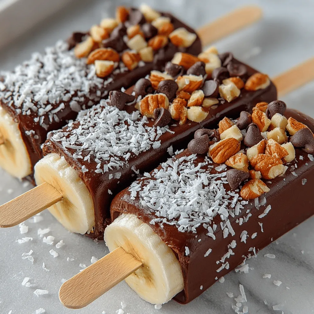 If you're on the hunt for a delectable dessert that beautifully marries the rich, creamy taste of chocolate with the natural sweetness of bananas, look no further than Choco-Banana Bliss Pops. This delightful treat not only satisfies your sweet tooth but also offers a healthier option that can be enjoyed by all ages. The process of creating these blissful pops is simple, making them an ideal choice for quick snacks, party treats, or a fun cooking project with kids.