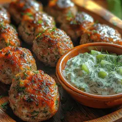 Tangy Tzatziki Turkey Meatballs: A Flavorful Fusion