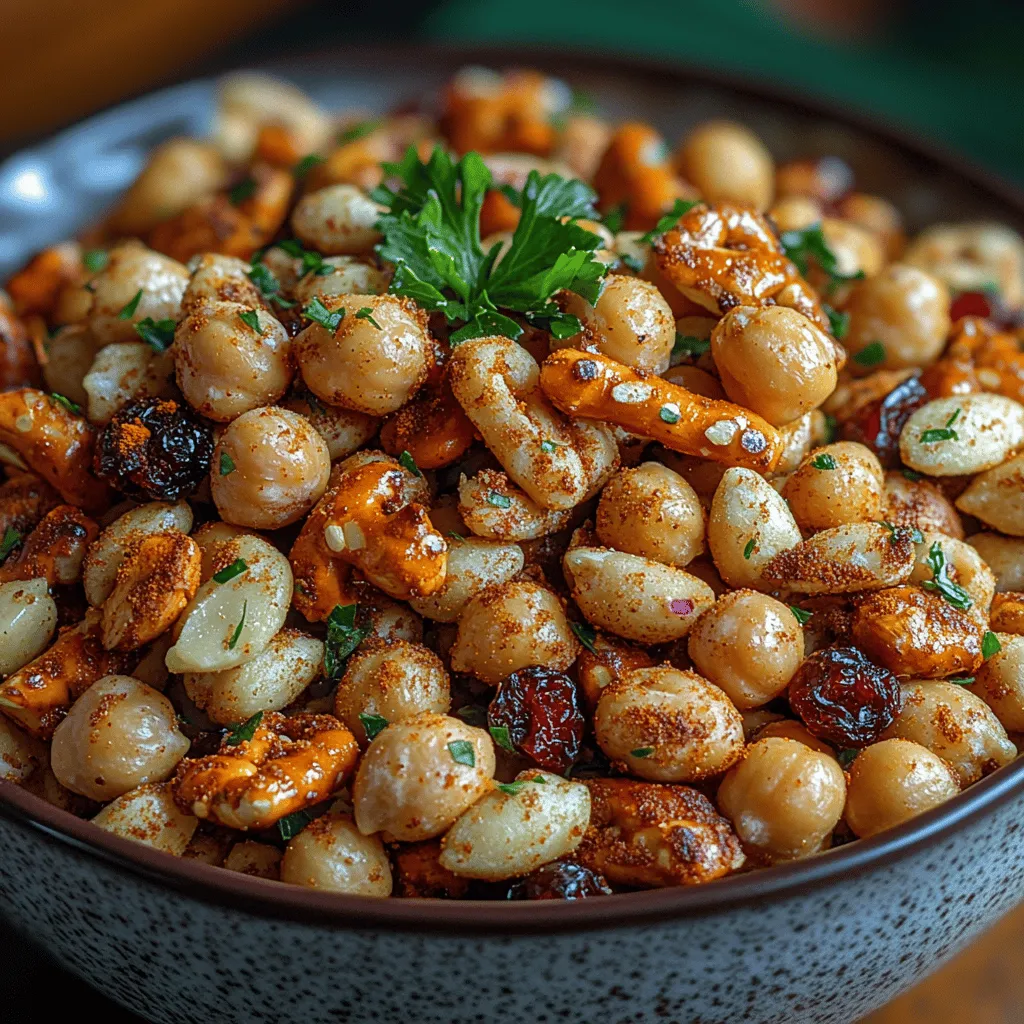 If you’re on the lookout for a snack that perfectly balances health with flavor, look no further than the Crunchy Chickpea Fiesta Mix. This delightful blend not only satisfies your cravings but also packs a nutritious punch, making it an ideal choice for health-conscious snackers. Whether you’re gearing up for a cozy movie night, hosting a lively gathering, or simply seeking a wholesome treat to munch on throughout the day, this recipe is sure to become a staple in your culinary arsenal.