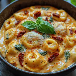Creamy Sun-Dried Tomato Tortellini