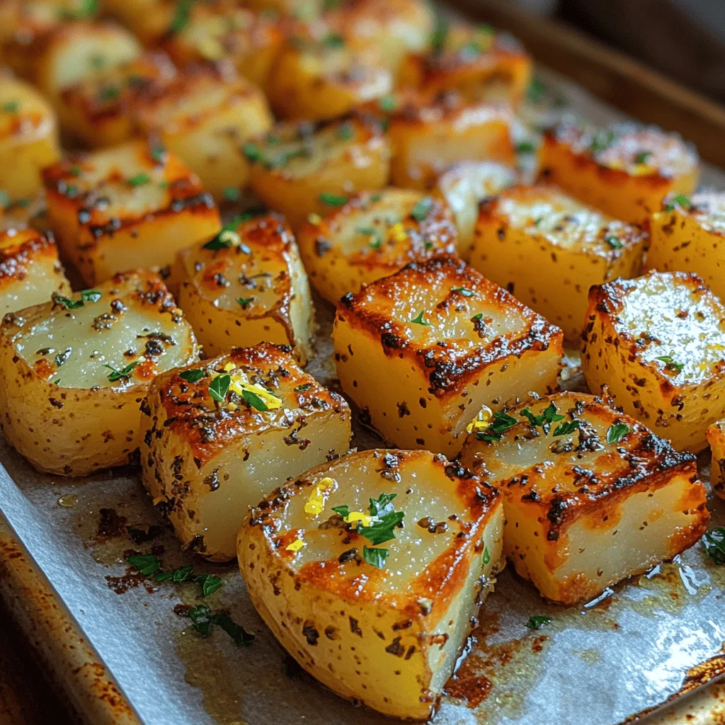 Crispy Lemon Herb Potato Cubes are a delightful addition to any meal, offering a perfect blend of flavors and textures. With their golden, crispy exterior and tender inside, these potato cubes are not just a side dish; they can also serve as a satisfying snack or a standout component in a larger feast. The appeal of these crispy potato cubes lies not only in their taste but also in their versatility. Whether served alongside grilled meats, as part of a vegetarian platter, or even enjoyed on their own with a tangy dipping sauce, they are bound to impress.