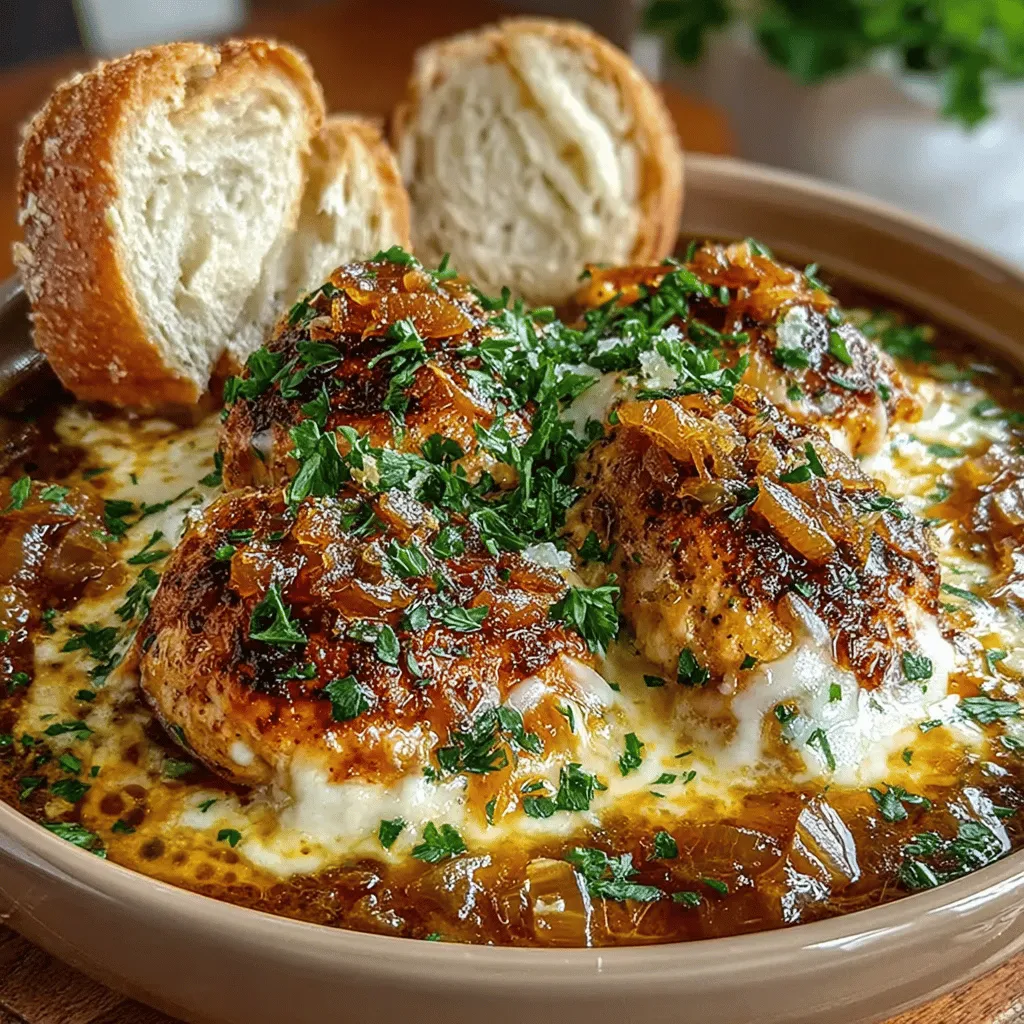When it comes to comfort food, few dishes can rival the warm embrace of French onion soup. Now, imagine taking that beloved classic and transforming it into a hearty chicken dish that simmers all day in your trusty crockpot. Enter Cozy Crockpot French Onion Chicken, a recipe that not only captures the essence of its soup counterpart but also offers an effortless, mouthwatering meal that practically cooks itself. This dish is perfect for busy weeknights or lazy weekends, providing a satisfying dining experience that warms both the heart and the stomach.