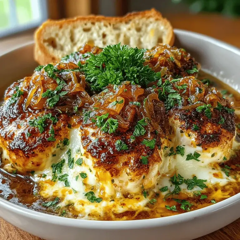 When it comes to comfort food, few dishes can rival the warm embrace of French onion soup. Now, imagine taking that beloved classic and transforming it into a hearty chicken dish that simmers all day in your trusty crockpot. Enter Cozy Crockpot French Onion Chicken, a recipe that not only captures the essence of its soup counterpart but also offers an effortless, mouthwatering meal that practically cooks itself. This dish is perfect for busy weeknights or lazy weekends, providing a satisfying dining experience that warms both the heart and the stomach.