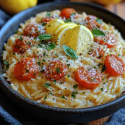 Creamy Lemon Herb Orzo: A Flavorful Culinary Delight