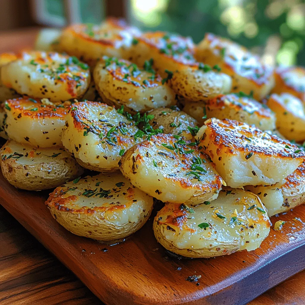When it comes to comfort food, few dishes evoke the same level of warmth and satisfaction as crispy smashed garlic potatoes. This delightful recipe offers a perfect blend of textures and flavors that are sure to please even the most discerning palates. The combination of crispy edges and fluffy interiors, enhanced by the robust taste of garlic, makes these potatoes an irresistible side dish or snack. Whether served alongside a hearty main course or enjoyed on their own, crispy smashed garlic potatoes are a versatile addition to any meal.