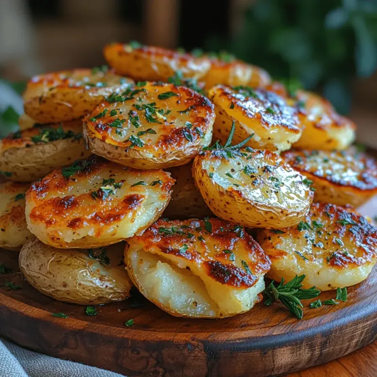 When it comes to comfort food, few dishes evoke the same level of warmth and satisfaction as crispy smashed garlic potatoes. This delightful recipe offers a perfect blend of textures and flavors that are sure to please even the most discerning palates. The combination of crispy edges and fluffy interiors, enhanced by the robust taste of garlic, makes these potatoes an irresistible side dish or snack. Whether served alongside a hearty main course or enjoyed on their own, crispy smashed garlic potatoes are a versatile addition to any meal.
