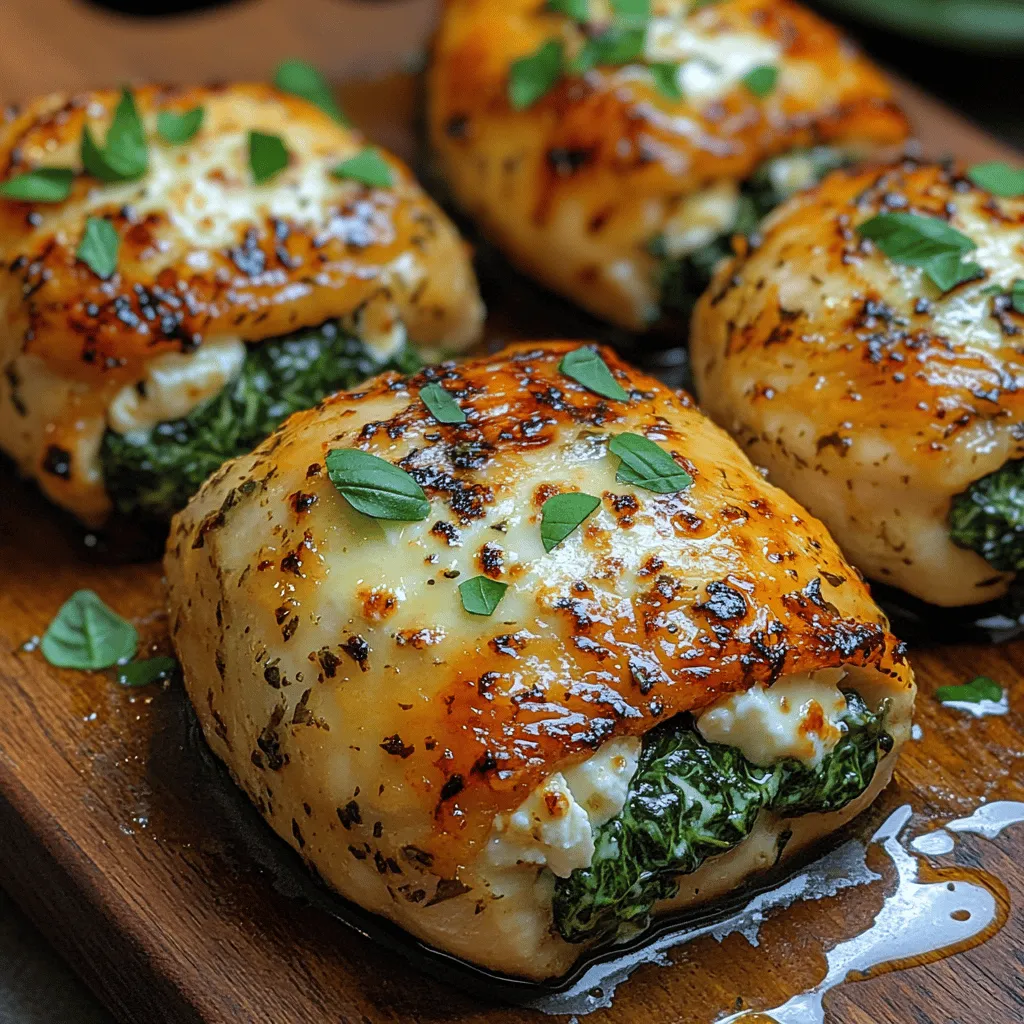Prepare to elevate your dinner game with a delightful recipe that blends fresh flavors and wholesome ingredients: Herby Feta Spinach Stuffed Chicken. This dish is not only visually appealing but also rich in taste and nutrition, making it a favorite among home cooks and food lovers alike. The combination of tender chicken breasts stuffed with a savory mixture of feta cheese, fresh spinach, and aromatic herbs has roots in Mediterranean cuisine, where the use of fresh ingredients is celebrated. This recipe exemplifies the beauty of simple cooking, allowing the natural flavors of each component to shine through.