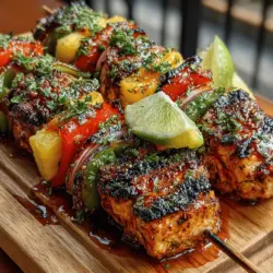 Tropical Paradise: Hawaiian Pineapple Chicken Kebabs