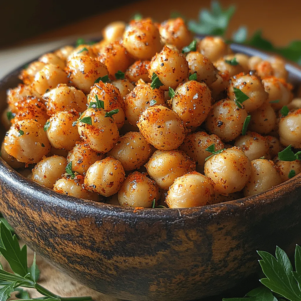 Once your chickpeas are coated with the rich blend of spices and seasonings, it's time to spread them on a baking sheet. This step is crucial for achieving that perfect crunchiness. Here’s how to do it: