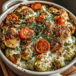Sweet Corn Pesto Gnocchi Bake