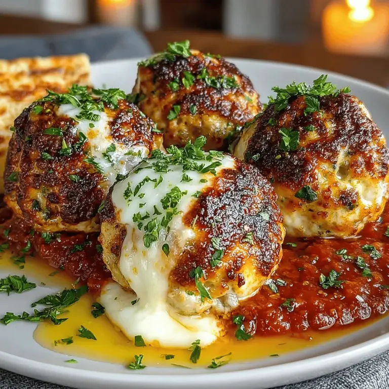 If you’re looking for a mouthwatering dish that combines the classic comfort of meatballs with a delightful cheesy surprise, you’ve come to the right place. Baked Mozzarella Stuffed Turkey Meatballs offer a delicious twist on the traditional meatball, elevating your dining experience to new heights. With each bite, you’ll enjoy the rich, gooey mozzarella melting from within, paired perfectly with the savory flavor of ground turkey. This dish is not only scrumptious but also provides a healthier alternative to its beef or pork counterparts, making it a favorite among health-conscious food lovers.