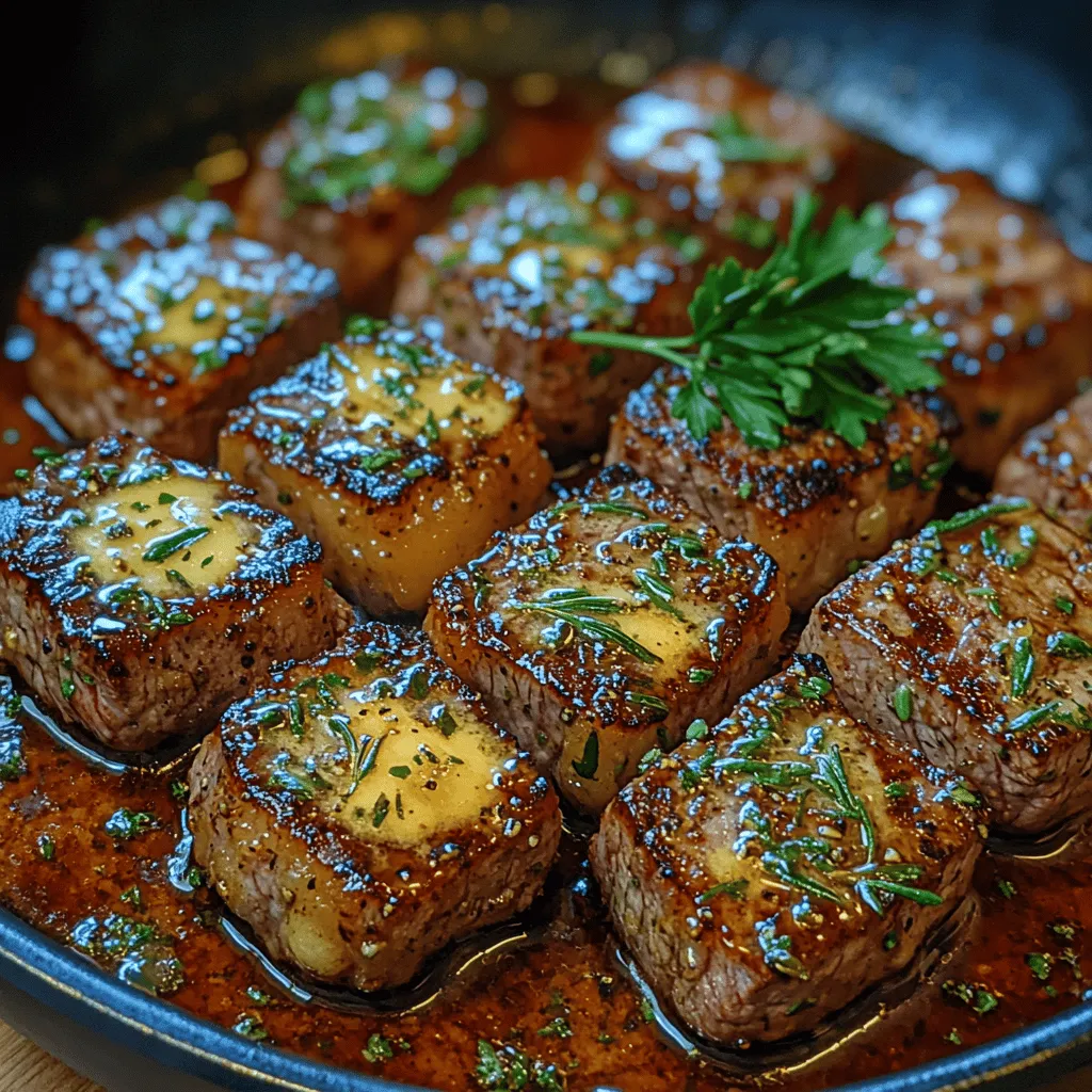 Sizzling Garlic Butter Steak Bites have emerged as a popular dish for meat lovers who appreciate a quick and flavorful meal. This delightful recipe combines tender beef bites with the rich and aromatic flavors of garlic and butter, creating a dish that is not only delicious but also visually appealing. The appeal of this dish lies in its simplicity, making it a go-to option for weeknight dinners, special occasions, or even entertaining guests. Imagine juicy steak pieces glistening in a buttery sauce, served sizzling hot and bursting with flavor—it's a culinary experience that is hard to resist.