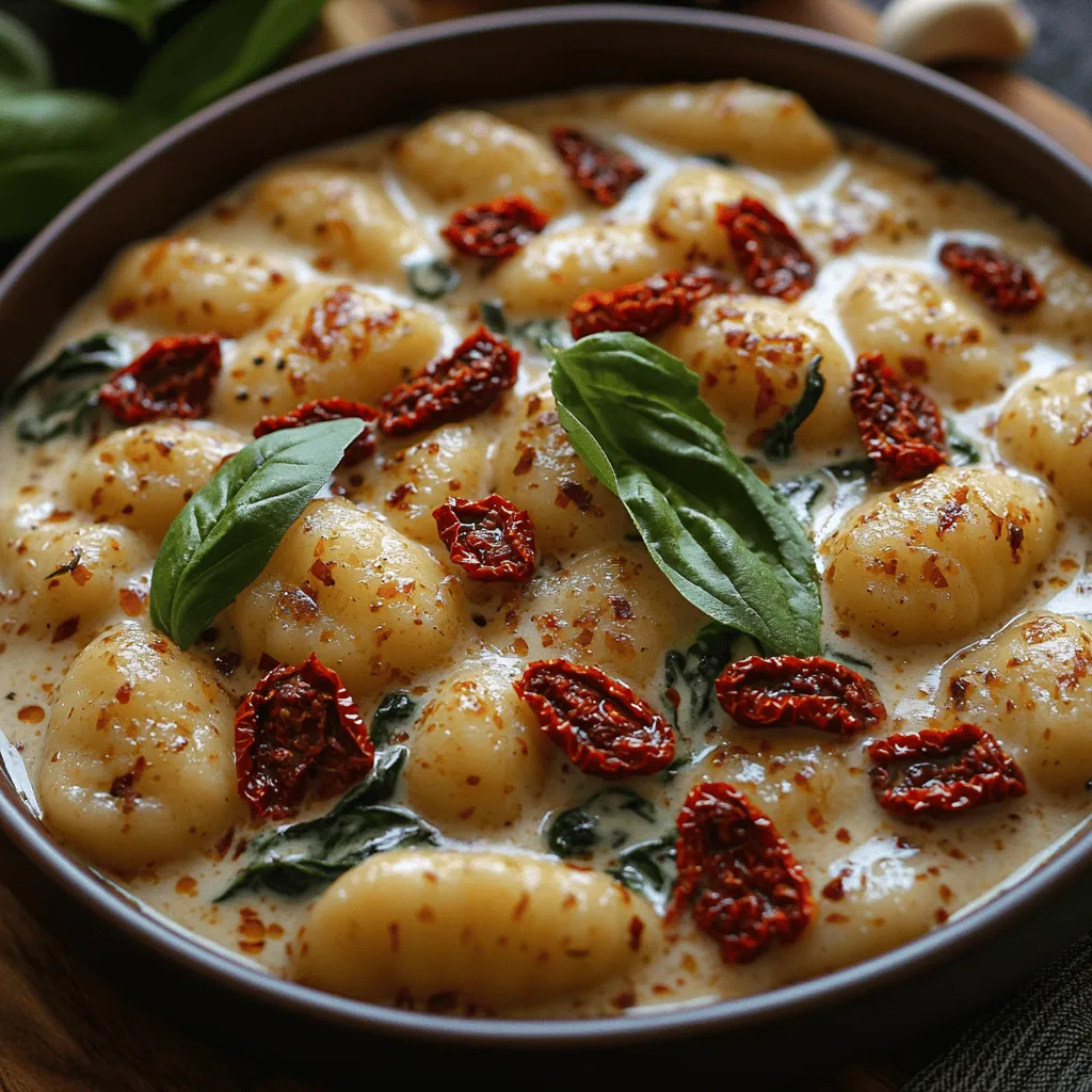 Creamy Sun-Dried Tomato Gnocchi is not just a dish; it's an experience that brings together the comforting textures of gnocchi with the rich, tangy flavor of sun-dried tomatoes. This Italian-inspired recipe has become a favorite among home cooks and food enthusiasts alike, celebrated for its simplicity and the depth of flavor it offers. The dish is perfect for cozy family dinners, date nights, or even elegant gatherings, making it a versatile addition to any culinary repertoire.