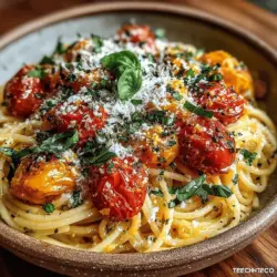 Sun-Kissed Roasted Cherry Tomato Pasta