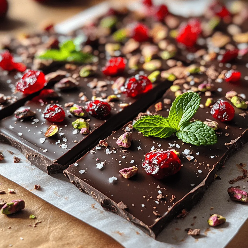 Minty dark chocolate bark is a delightful confection that embodies the perfect blend of flavors, making it an irresistible treat for chocoholics and health-conscious individuals alike. This simple yet sophisticated recipe showcases the rich, earthy notes of dark chocolate harmoniously complemented by the fresh, invigorating taste of mint. Not only does it indulge your sweet tooth, but it also offers a variety of health benefits, making it a popular choice among various audiences, from fitness enthusiasts to dessert lovers.