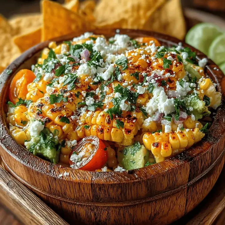 When it comes to vibrant and flavorful dishes, few can compete with Creamy Corn & Avocado Salsa. This delightful recipe brings together a medley of textures and tastes that are sure to awaken your palate. With its creamy undertones, crunchy vegetables, and a hint of spice, this salsa is not just a side dish; it's a versatile addition to any meal. Whether enjoyed as a dip with tortilla chips, a topping for grilled chicken or fish, or a refreshing side to complement your favorite tacos, this salsa shines in any culinary setting.