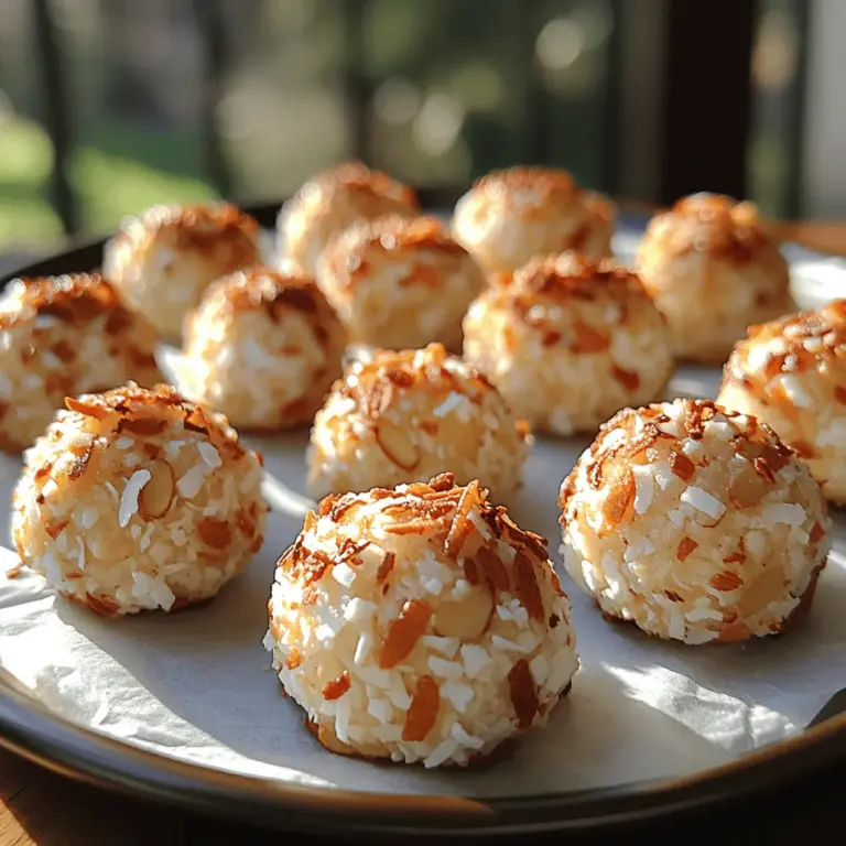 The magic of Crunchy Almond Coconut Bites lies in their carefully selected ingredients, each contributing unique nutritional benefits. Let's delve into the components that make these bites not only scrumptious but also a powerhouse of health.