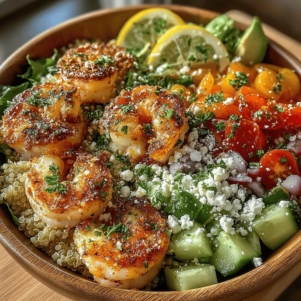 When it comes to vibrant, refreshing meals, the Zesty Lemon & Shrimp Salad Bowl stands out as a delicious choice. This salad perfectly balances the succulent taste of shrimp with the bright, zesty notes of lemon, making it a delightful option for lunch or dinner. The combination of fresh ingredients not only tantalizes the taste buds but also promotes a health-conscious lifestyle, ensuring you feel good about what you eat.