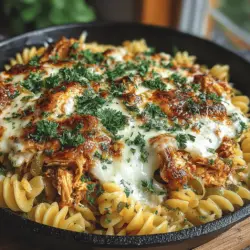 Buffalo Chicken Jalapeño Pasta Skillet Recipe