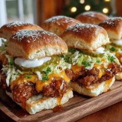 Sliders have become a staple in casual dining, perfect for gatherings, parties, or simply a cozy night in. These small, satisfying sandwiches offer the ideal blend of flavors and textures, allowing for endless creativity in the kitchen. Among the myriad of slider options, the Spicy-Sweet Hot Honey Chicken Biscuit Sliders stand out with their unique flavor combination that marries heat with sweetness. This dish not only tantalizes the taste buds but also evokes the comfort of homemade food that’s hard to resist.