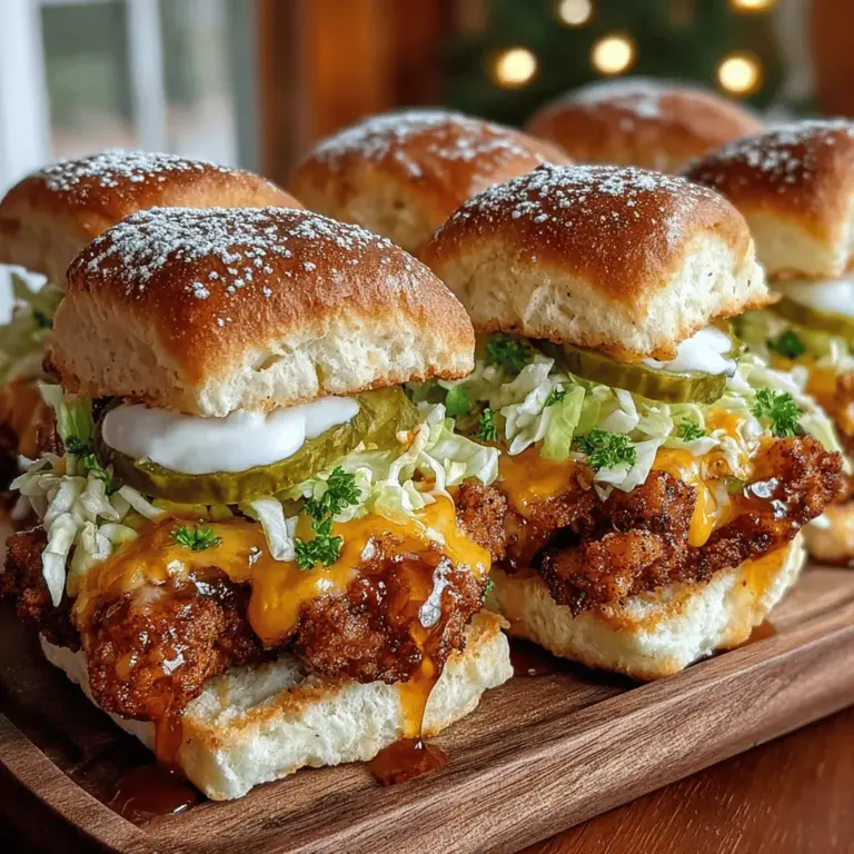 Sliders have become a staple in casual dining, perfect for gatherings, parties, or simply a cozy night in. These small, satisfying sandwiches offer the ideal blend of flavors and textures, allowing for endless creativity in the kitchen. Among the myriad of slider options, the Spicy-Sweet Hot Honey Chicken Biscuit Sliders stand out with their unique flavor combination that marries heat with sweetness. This dish not only tantalizes the taste buds but also evokes the comfort of homemade food that’s hard to resist.