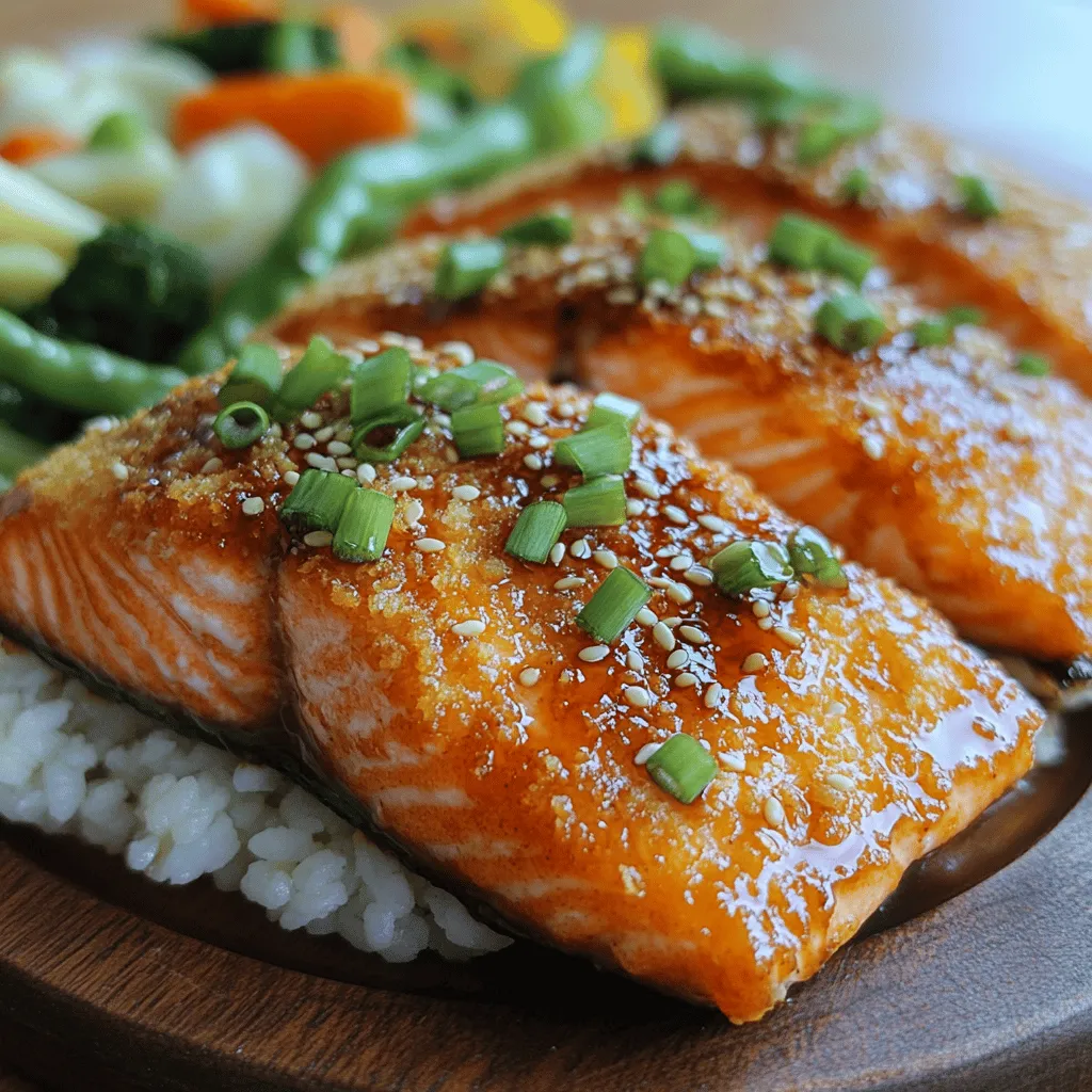 If you’re on the lookout for a dish that combines vibrant flavors, health benefits, and cooking convenience, look no further than our Crispy Teriyaki Air-Fried Salmon recipe. This dish highlights the tender, rich taste of salmon, expertly complemented by the sweet and savory notes of teriyaki sauce. With the air fryer as your secret weapon, you can achieve a perfectly crispy exterior without the added oil typically required for frying.
