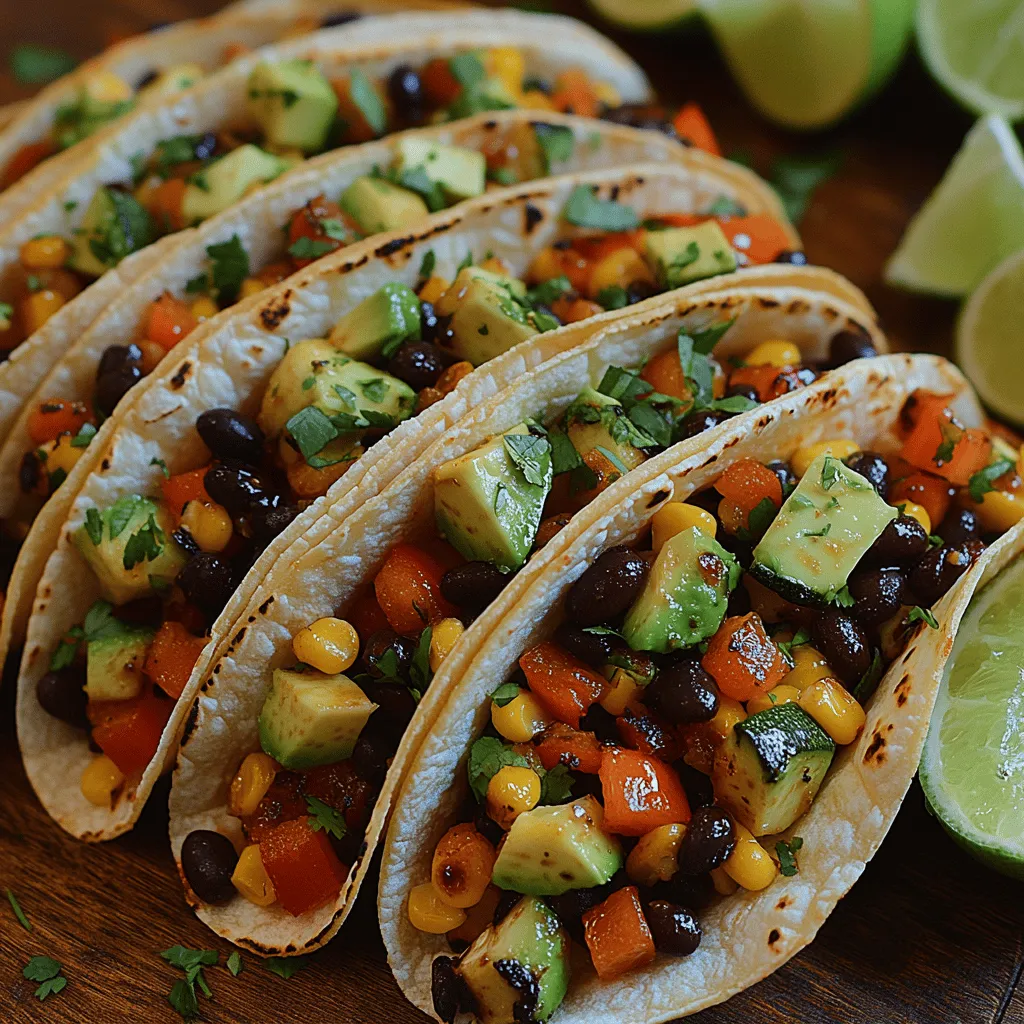 To craft the perfect crunchy roasted veggie tacos, it’s essential to select fresh, high-quality ingredients. Each component not only contributes to the overall flavor but also provides unique health benefits. Here’s a closer look at the key ingredients that make this dish both nutritious and delightful: