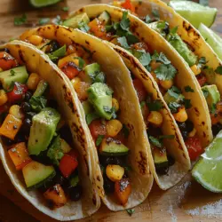 Crunchy Roasted Veggie Tacos