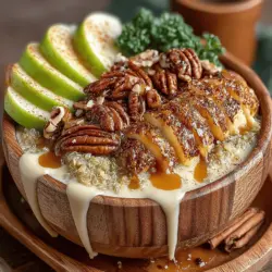 Apple Pecan Quinoa Breakfast Bowl