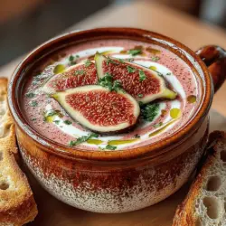 Creamy Fig Jam Soup: A Culinary Delight