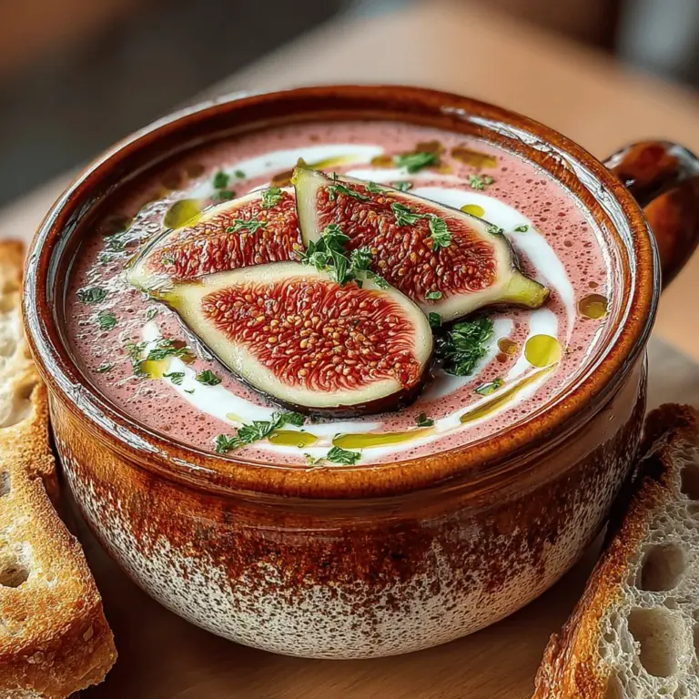 To create a robust foundation for your Creamy Fig Jam Soup, start by sautéing onions and garlic in a large, heavy-bottomed pot. Begin by heating a tablespoon of olive oil over medium heat. Once the oil is shimmering, add finely chopped onions and stir frequently. The goal is to soften the onions without allowing them to caramelize or brown, as this can impart an unwanted bitterness to the soup.