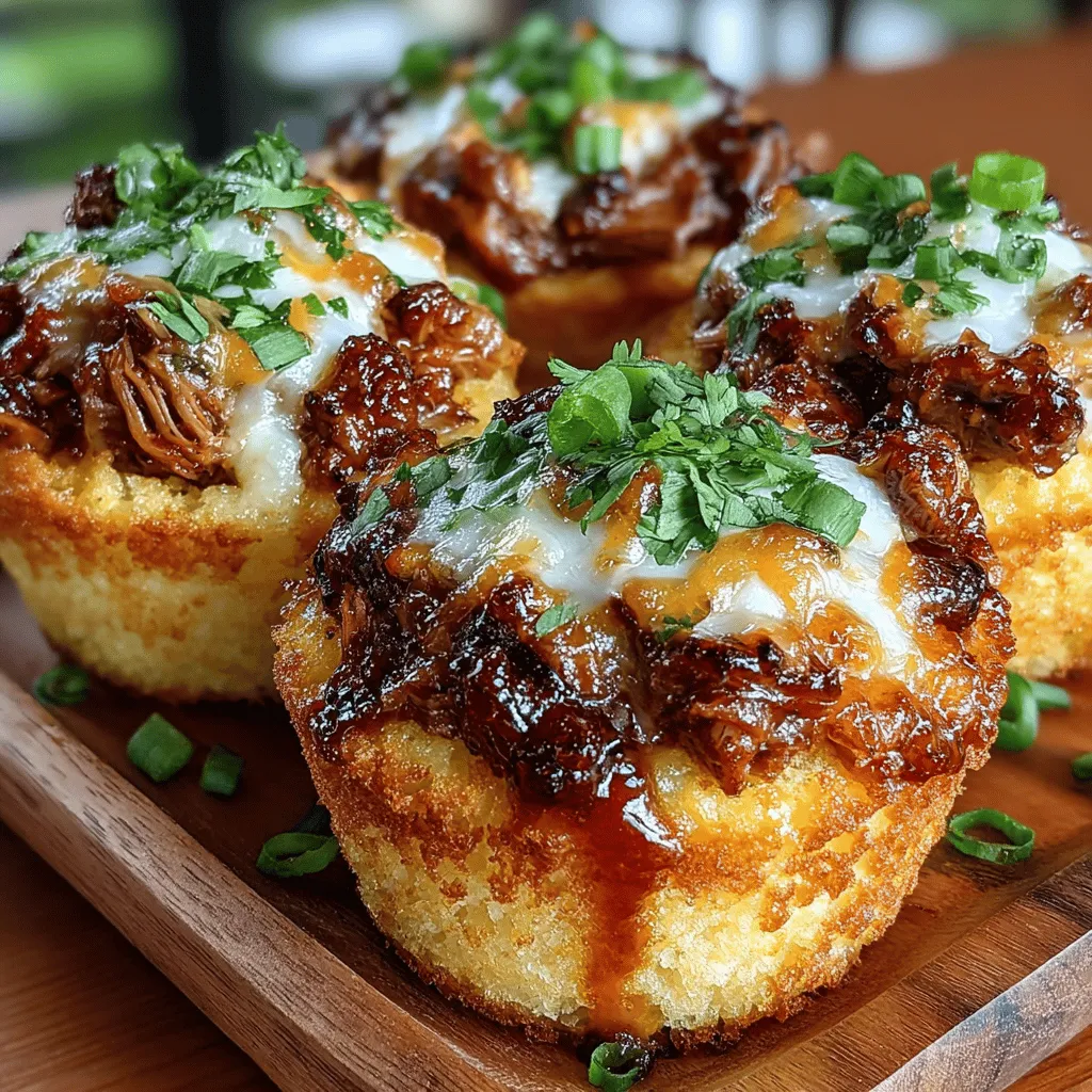 When it comes to creating a dish that is both fun and flavorful, Mini BBQ Chicken Cornbread Cups are a standout choice. These delightful bites are more than just a meal; they are a culinary experience that combines the comforting essence of cornbread with the rich, smoky flavors of BBQ chicken. Whether you’re hosting a game day gathering, preparing for a family dinner, or simply looking for an easy meal prep option, these mini cornbread cups offer convenience and taste that will impress your guests and family alike.
