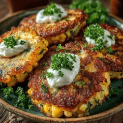 When it comes to creating delightful and nutritious snacks, Mini Sweet Corn and Zucchini Cakes stand out as a top choice. These bite-sized treats are not only visually appealing but also incredibly versatile, making them perfect for various occasions. Whether you’re looking for a light appetizer at a gathering, a healthy snack for your kids, or even a quick meal option, these cakes deliver on flavor and simplicity.