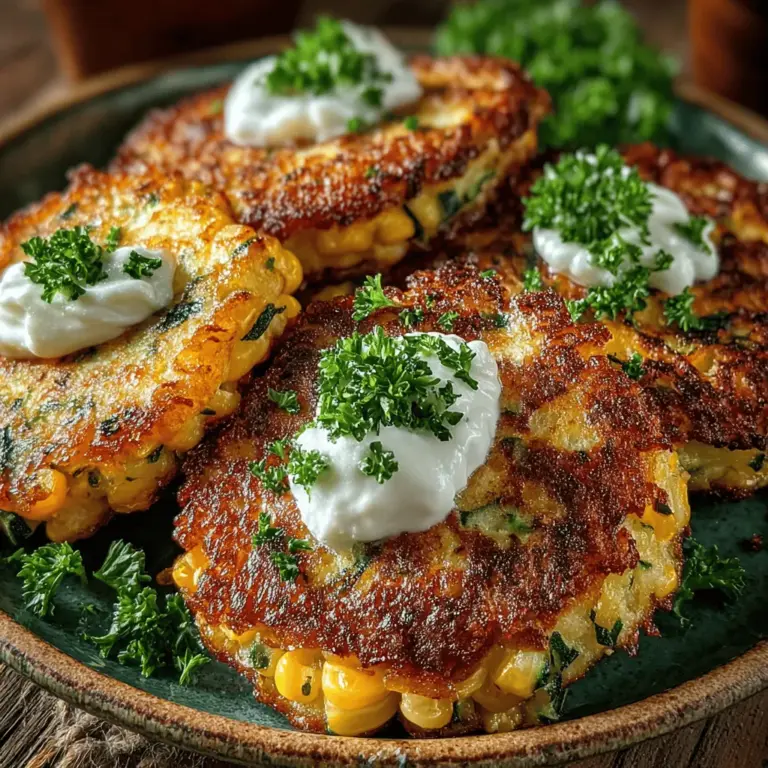 When it comes to creating delightful and nutritious snacks, Mini Sweet Corn and Zucchini Cakes stand out as a top choice. These bite-sized treats are not only visually appealing but also incredibly versatile, making them perfect for various occasions. Whether you’re looking for a light appetizer at a gathering, a healthy snack for your kids, or even a quick meal option, these cakes deliver on flavor and simplicity.
