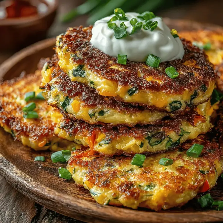 In a world where healthy eating is increasingly prioritized, veggie pancakes have emerged as a delightful and nutritious option that appeals to both children and adults alike. These vibrant mini veggie pancakes are not only a feast for the eyes with their bright colors but also a wholesome meal that can be enjoyed at any time of the day. Whether you’re looking for a quick breakfast, a satisfying brunch, or a delicious snack, these pancakes fit the bill perfectly.