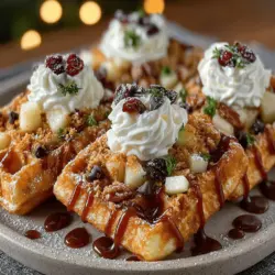 Apple Waffle Nachos Recipe
